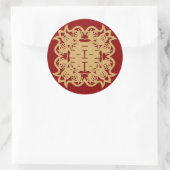 Chinees huwelijk dubbel geluk rode stickers (Tas)