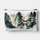 Chinees Inkt Landschap Berg Huis Klein Etui (Voorkant)