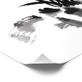 Chinees Iris - bw Foto Afdruk (Hoek)