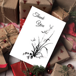 Chinees Iris - Bw Foto Briefkaart