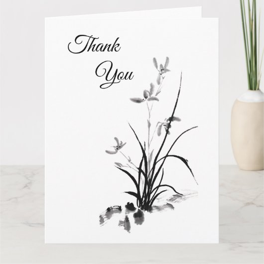 Chinees Iris - bw Kaart (Voorkant)