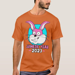 Chinees Jaar 2023 Konijn Grappig T-shirt