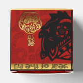 Chinees jaar dierentuin van de luis bedankdoosjes (Bovenkant)