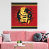  Chinees Jaar van de Draak 2012 Canvas Afdruk (Insitu (Woonkamer))