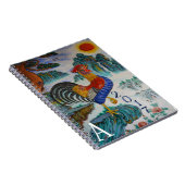 Chinees Jaar van de Haan 2017, Monogram Notitieboek (Rechterzijde)