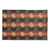 Chinees Jaar van de Os Elegante Bloemen Kussensloop (Achterkant)