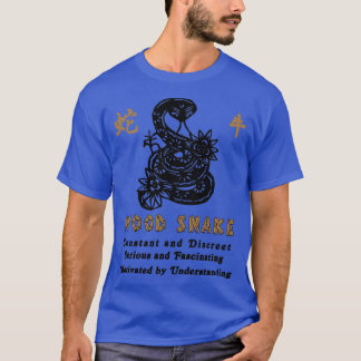 Chinees Jaar van de Rood Snake 1965 T-shirt