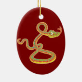 Chinees Jaar van de Snake Ornament (Achterkant)