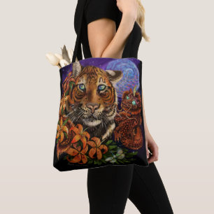 Chinees Jaar van de Tiger2022 nieuwe kunst Draagtas