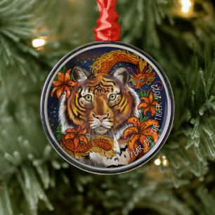 Chinees jaar van de Tiger Ornament