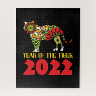 Chinees Jaar van de Tijger 2022 Legpuzzel