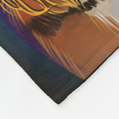 Chinees jaar van de tijger fleece deken (Hoek)