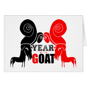 Chinees jaarjaartal "Zodiac Birthday"-Kaart