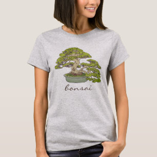 Chinees Japans Bonsai Boom Vrouwen T-shirt