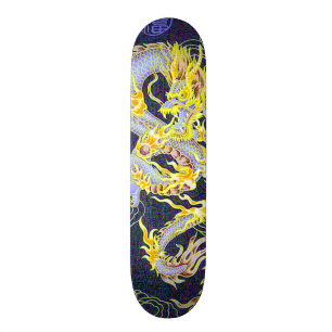 Chinees Kelestische keizer Dragon Hologram Pro Skateboard