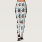 Chinees kerstfeest met Shar-Pei Leggings (Achterkant)