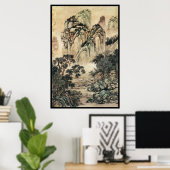 Chinees landschap (VI) Poster (Thuiskantoor)