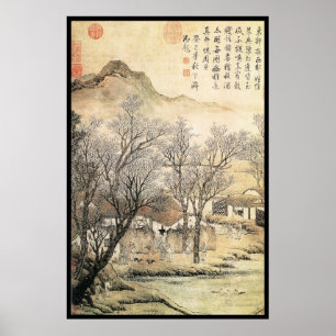 Chinees landschap (VIII) Poster