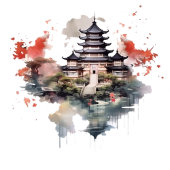 Chinees landschapsschilderij Case-Mate iPhone case