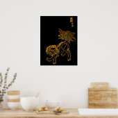 Chinees leeuwsjiitisch poster (Keuken)