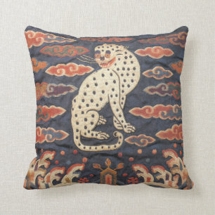 Chinees leopardkat in wolken Pillow Kussen