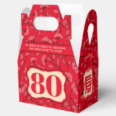 Chinees "Longevity" Ouderen Verjaardag Favor Box Bedankdoosjes (Geopend)