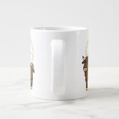 Chinees lunar nieuwjaar Ox stier boft geld Extra Grote Beker (Achterkant)