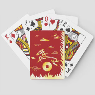 Chinees Maanjaar 2026 4724 Vuur Pokerkaarten