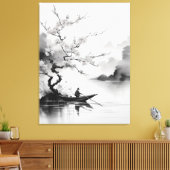 chinees man canvas afdruk (Insitu (Woonkamer))