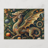 Chinees Nieuw Maanjaar van Draak, Postcrossing Briefkaart (Voorkant)