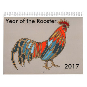 Chinees nieuwjaar 2017 - Jaar van de rooster Kalender