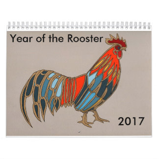 Chinees nieuwjaar 2017 - Jaar van de rooster Kalender