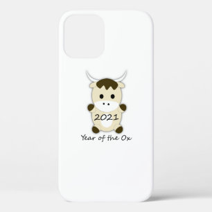 Chinees nieuwjaar 2021 Jaar van de Ox iPhone 12 Hoesje