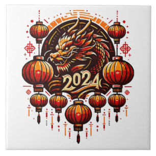 chinees nieuwjaar 2024 tegeltje