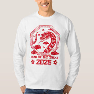 Chinees Nieuwjaar 2025 Jaar van de Slang T-shirt