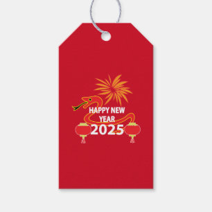 Chinees Nieuwjaar 2025 Slang Chinees Nieuwjaar Cadeaulabel