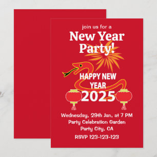 Chinees Nieuwjaar 2025 Slang Chinees Nieuwjaar Kaart