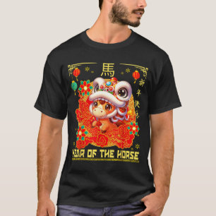 Chinees Nieuwjaar 2026 Dierriem Jaar Van Het Paard T-shirt