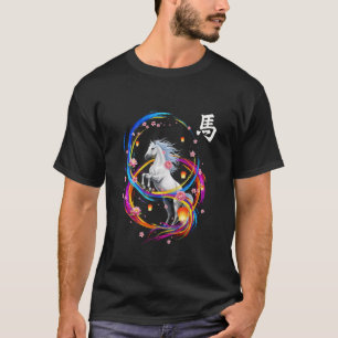Chinees Nieuwjaar 2026 Jaar van het Paard Maan Nie T-shirt
