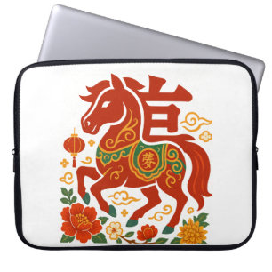 Chinees Nieuwjaar 2026 Laptop Sleeve