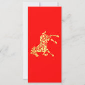 Chinees Nieuwjaar 2026 Lunar Gold HORSE 中国传统新年 Roo (Voorkant)
