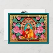 Chinees nieuwjaar briefkaart (Voorkant / Achterkant)