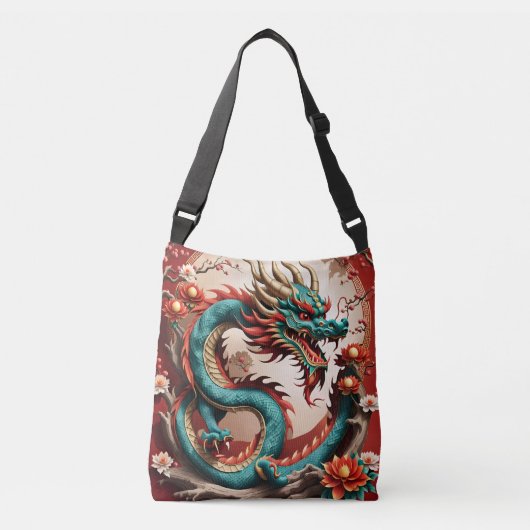 Chinees Nieuwjaar Dragon 2024 CBBag01 Crossbody Tas (Voorkant)