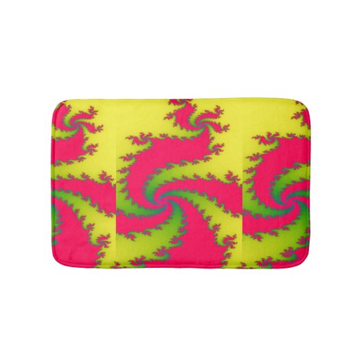 Chinees nieuwjaar Dragon Fractal Bath Mat (Voorkant)