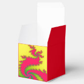 Chinees Nieuwjaar Dragon Fractal Custom Favor Box Bedankdoosjes (Geopend)
