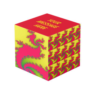 Chinees nieuwjaar Dragon Fractal Custom Photo Cube Kubus