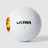 Chinees nieuwjaar Dragon Fractal Golf Ball Golfballen (Logo)