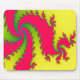 Chinees nieuwjaar Dragon Fractal Mousepad Muismat