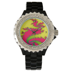 Chinees nieuwjaar Dragon Fractal Watch Horloge