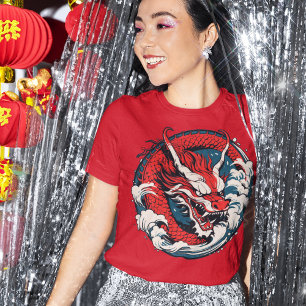 Chinees Nieuwjaar Dragon Zodiac teken T-shirt